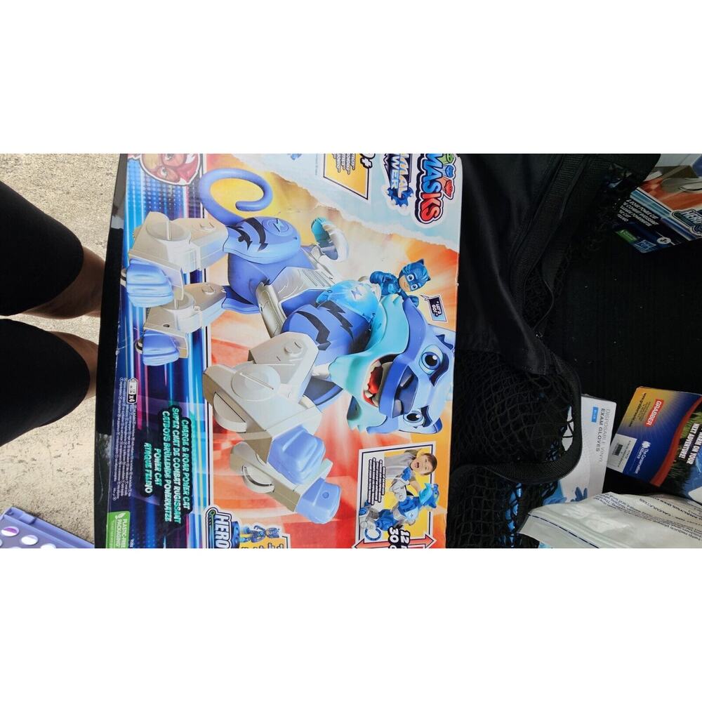 P J Masks Animal Power Charge & Roar Power Cat 20+ Light & Sound Effects NEW 3+
